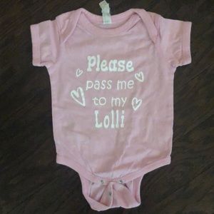 Please Pass me to my Lolli Onsie